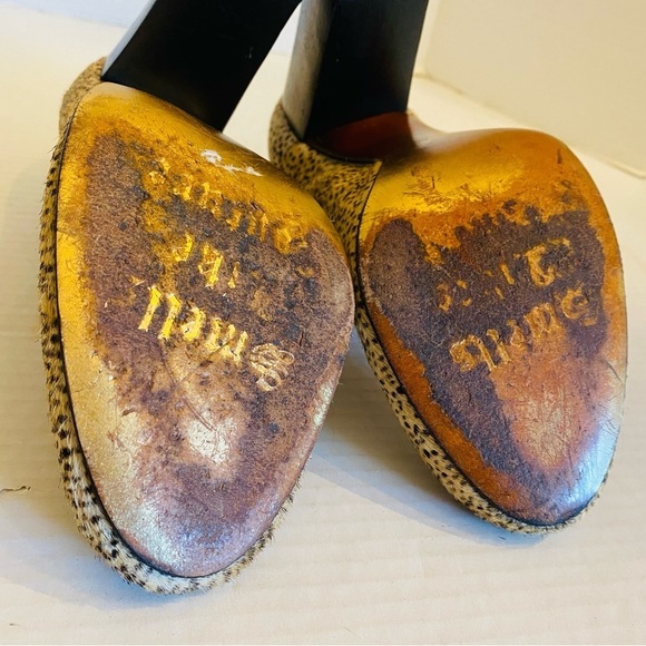 JUICY COUTURE ROSA Dalmation Pony Hair Heels Pumps 8.5 M - Picture 14 of 14